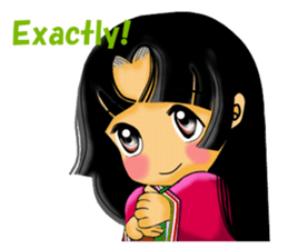 Princess Fumie ver.English sticker #370109