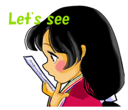 Princess Fumie ver.English sticker #370121