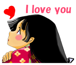 Princess Fumie ver.English sticker #370123