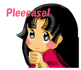 Princess Fumie ver.English sticker #370124