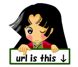 Princess Fumie ver.English sticker #370144