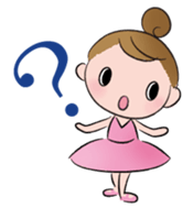 English ver. Petit Ballerina sticker #370557
