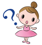 English ver. Petit Ballerina sticker #370557