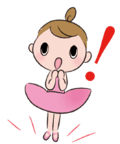 English ver. Petit Ballerina sticker #370558