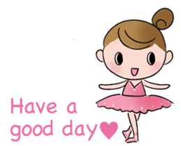 English ver. Petit Ballerina sticker #370559