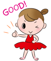English ver. Petit Ballerina sticker #370561