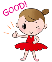 English ver. Petit Ballerina sticker #370561
