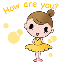 English ver. Petit Ballerina sticker #370569
