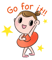 English ver. Petit Ballerina sticker #370571