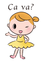 English ver. Petit Ballerina sticker #370581