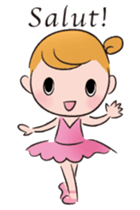 English ver. Petit Ballerina sticker #370582