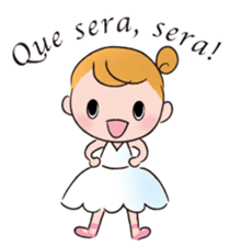 English ver. Petit Ballerina sticker #370583