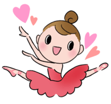 English ver. Petit Ballerina sticker #370584