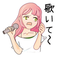 Japanese girl sticker #370769