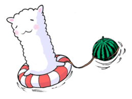 Alpaca and Mr. Sugiyama sticker #371882