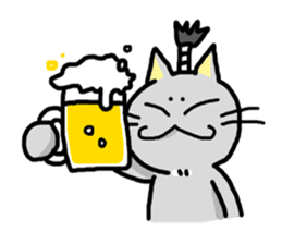 Samurai Cat sticker #371966