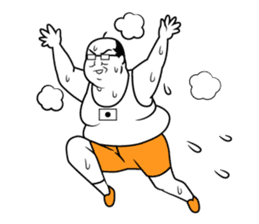 Funny Salaryman uncle sticker #372123