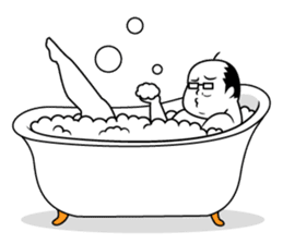 Funny Salaryman uncle sticker #372143