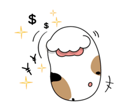 Cat's hand and Dog's tail. sticker #373162