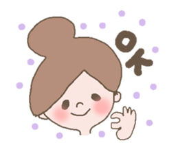 girl & usasa sticker #373504