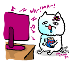 Animal Party3[Cat & Dog & Black Moor] sticker #373758