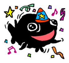 Animal Party3[Cat & Dog & Black Moor] sticker #373775
