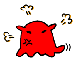 flapjack octopus or alien? sticker #374689