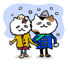 Animal Party2[Cat & Dog & Black Moor] sticker #374884