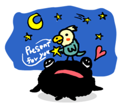 Animal Party2[Cat & Dog & Black Moor] sticker #374895