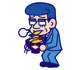 comical Japanese Sticker sticker #376185