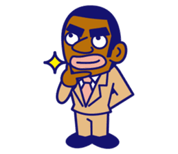 comical Japanese Sticker sticker #376200