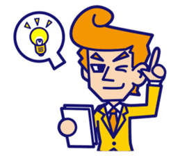 comical Japanese Sticker sticker #376206