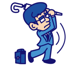 comical Japanese Sticker sticker #376208