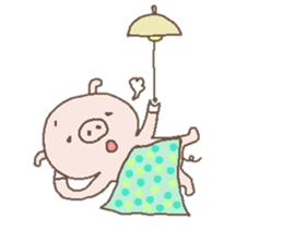 girl & butata sticker #376594