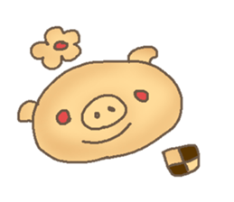 girl & butata sticker #376598