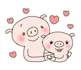 girl & butata sticker #376612