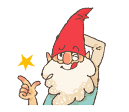 the gnome in the woods sticker #377002