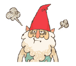 the gnome in the woods sticker #377005