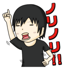 Stamp waiting and drinking sticker #377085