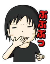 Stamp waiting and drinking sticker #377103