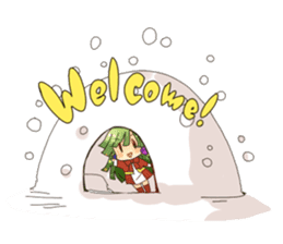 To character and healing season sticker #377544