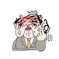 I WORK HARD TO LIVE sticker #378048