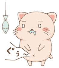 cat & hamster friends sticker #378883