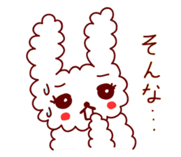 Rabbit shy sticker #380627