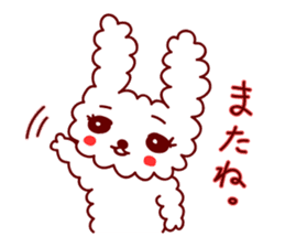 Rabbit shy sticker #380628