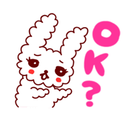 Rabbit shy sticker #380631