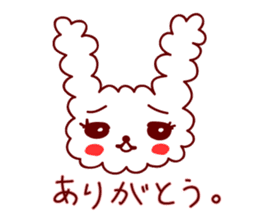 Rabbit shy sticker #380633