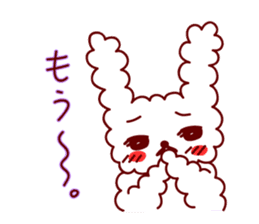 Rabbit shy sticker #380636