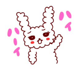 Rabbit shy sticker #380643