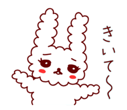 Rabbit shy sticker #380645
